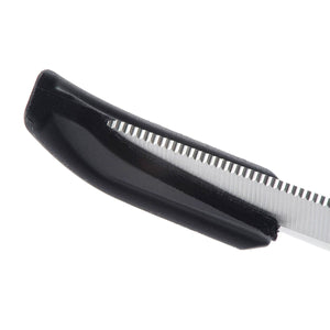 Shimomura Curved Kitchen Scissors Serrated Non-Scratch Scissors - YOYO JAPAN