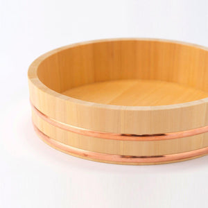 Umezawa Sawara Cypress Hangiri (Wooden Sushi Oke Bowl) 36cm - YOYO JAPAN