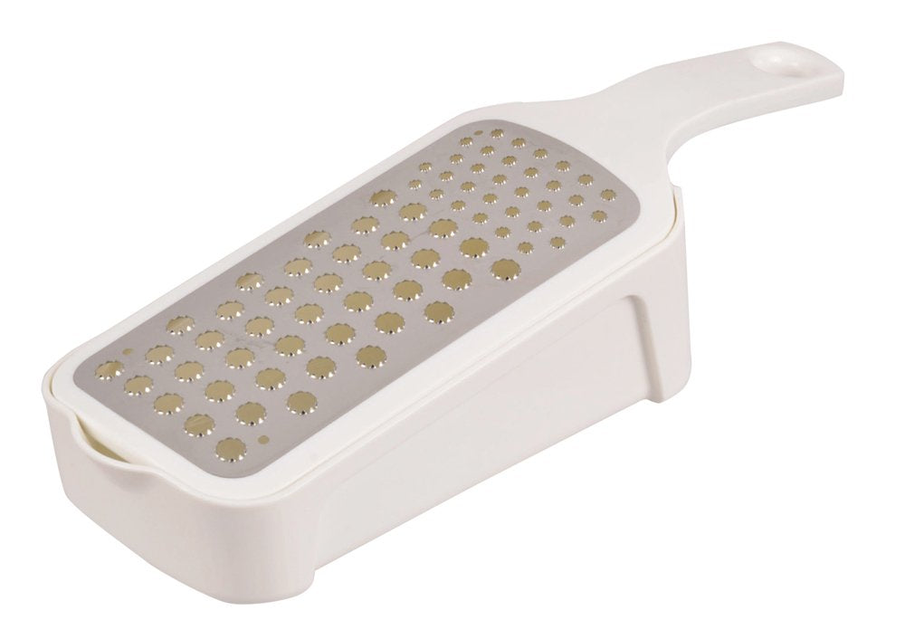 Pearl Metal Japan Kinzoku Attachment Tool Light Force Daikon Grater C-8390 W/ Container - YOYO JAPAN