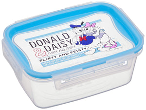 Pearl Kinzoku Disney Rectangular Storage Container Made In Japan Wd-9058 Donald & Daisy - YOYO JAPAN