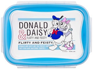 Pearl Kinzoku Disney Rectangular Storage Container Made In Japan Wd-9058 Donald & Daisy - YOYO JAPAN