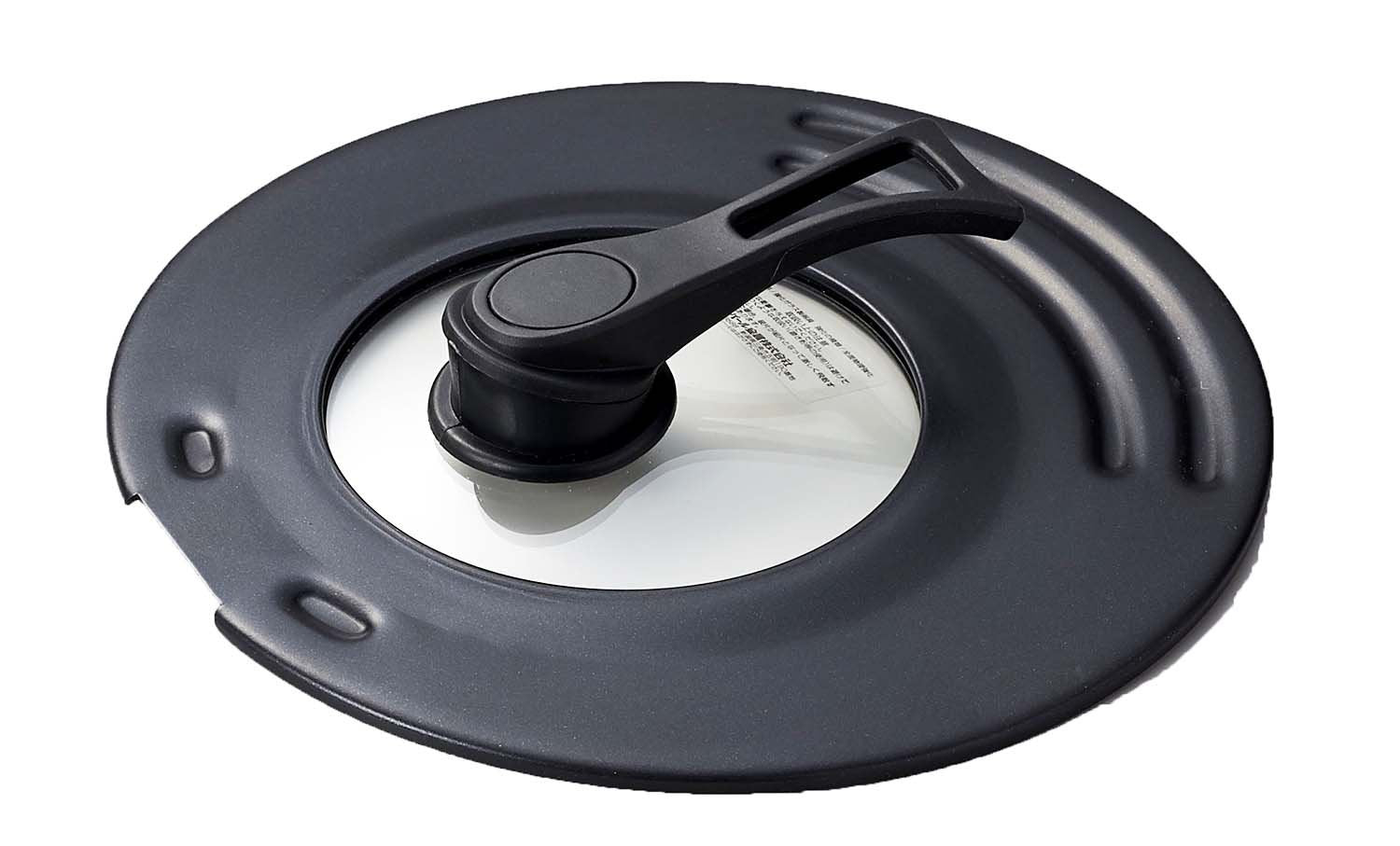 Pearl Metal Japan Kinzoku Glass Frying Pan Lid 18-22Cm Fluorine Processed Stand Cover Hb-633 - YOYO JAPAN