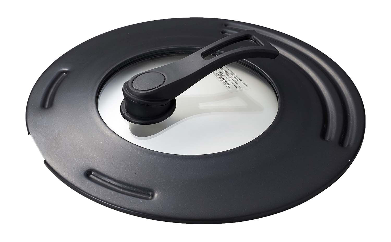 Pearl Metal Japan Kinzoku Glass Frying Pan Pot Lid 26-30Cm Fluorine Stand Bread Cover Hb-635 - YOYO JAPAN