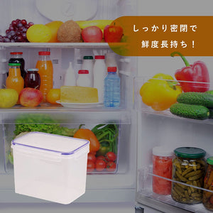 Pearl Metal Kinzoku Keep Lock Fresh Japan Storage Container Rectangular 3600Ml Hb-591 - YOYO JAPAN