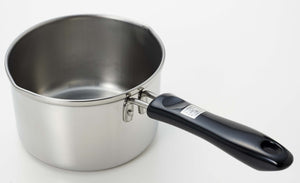 Pearl Metal Kinzoku Milk Pan 13Cm Ih Compatible Japan H-5171 Silver - YOYO JAPAN