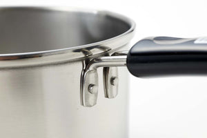 Pearl Metal Kinzoku Milk Pan 13Cm Ih Compatible Japan H-5171 Silver - YOYO JAPAN