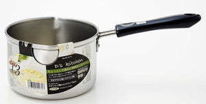 Pearl Metal Kinzoku Milk Pan 13Cm Ih Compatible Japan H-5171 Silver - YOYO JAPAN