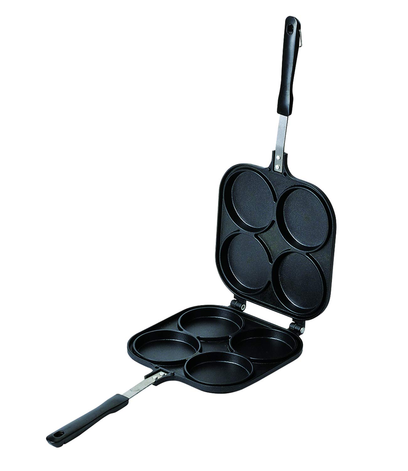 Pearl Metal Kinzoku Oyatsu De Seii Fluorine Grill Large 4 Holes Made In Japan D-6537 - YOYO JAPAN