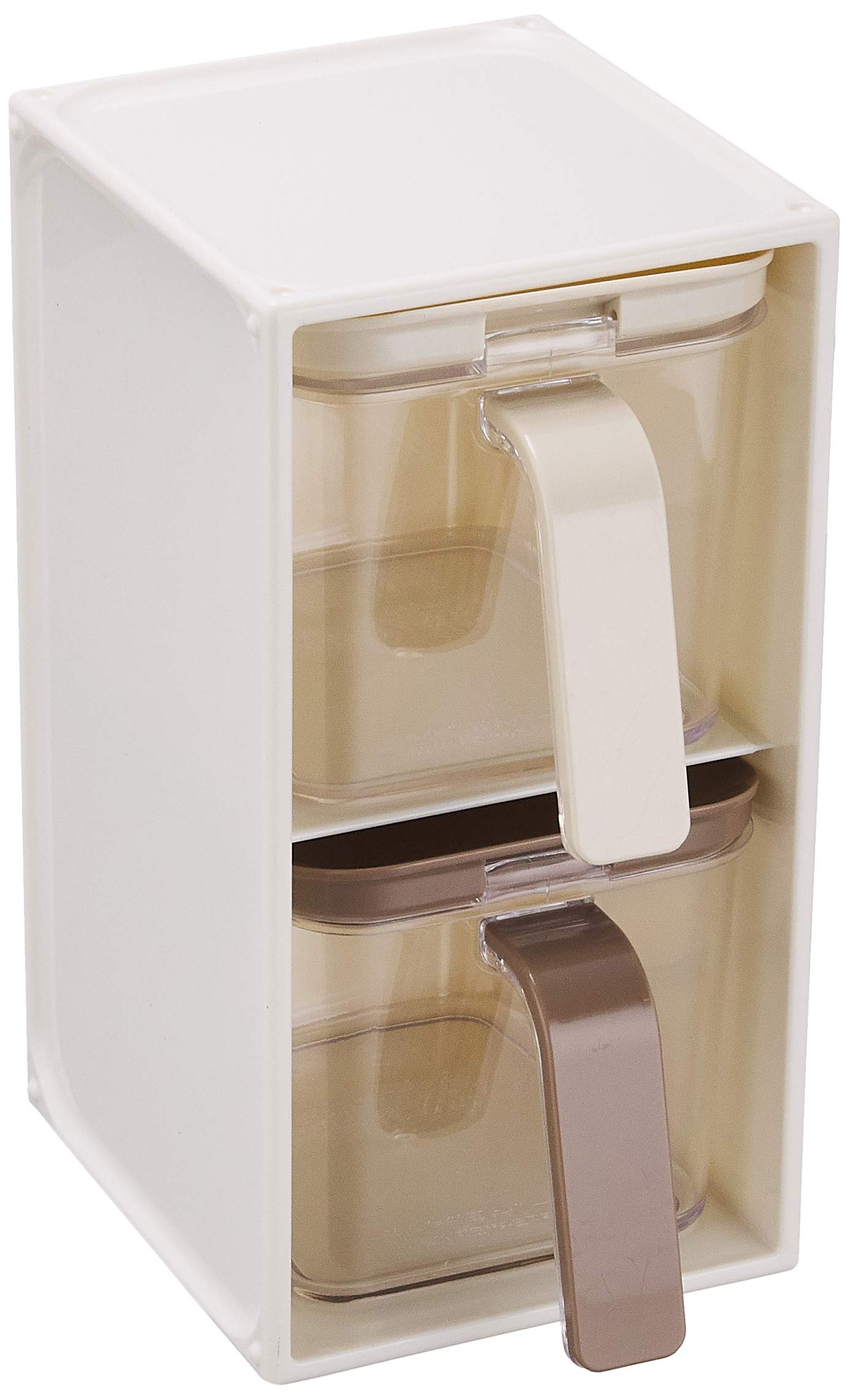 Pearl Metal Kinzoku Seasoning Stocker Set Of 2 - Clove Made In Japan Hb-1034 - YOYO JAPAN