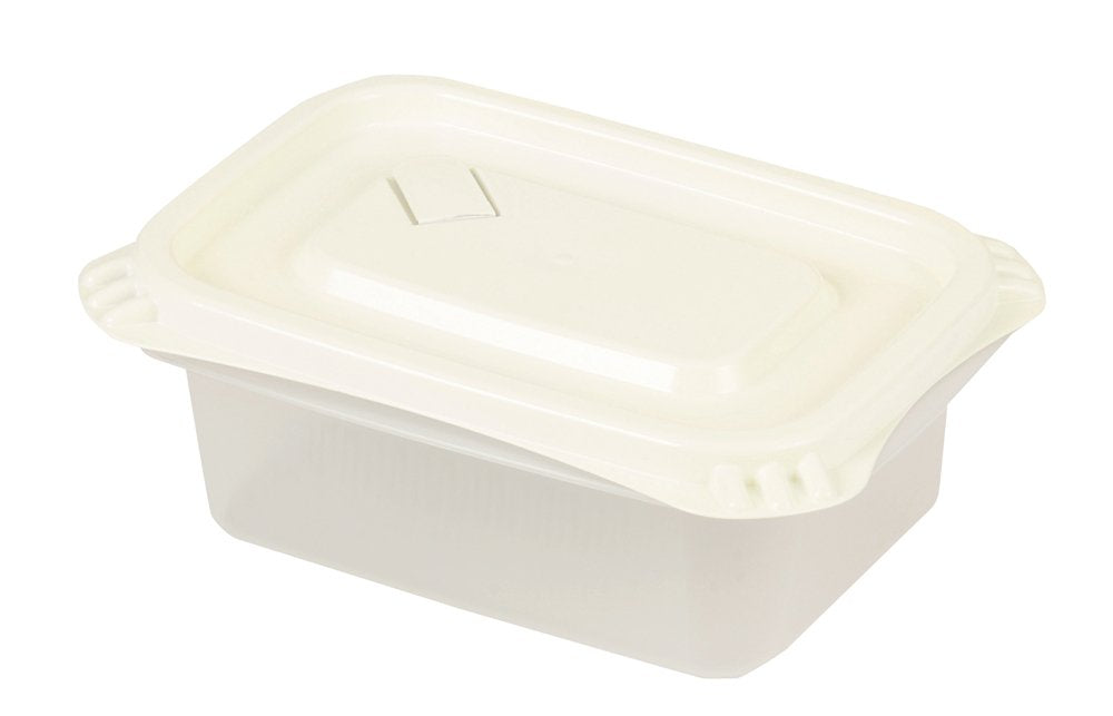 Pearl Metal Japan Kinzoku Storage Container Microwave Oven Rectangle L Size 2Pcs Tsubame Sanjo Easy Pack Hb-2910 - YOYO JAPAN