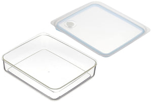 Pearl Metal Easy Clean Blue Airtight Storage Container Made In Japan - Hb-2629 - YOYO JAPAN