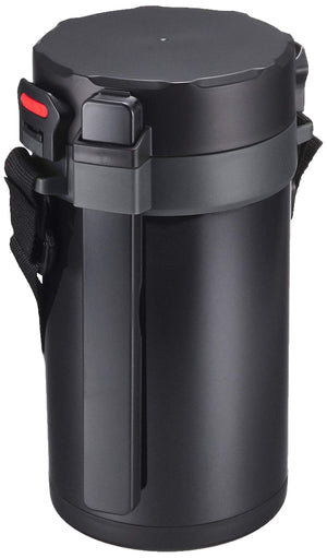 Pearl Metal Insulated Lunch Jar Gray 2200 Stainless Japan Octus Hb-3771 - YOYO JAPAN