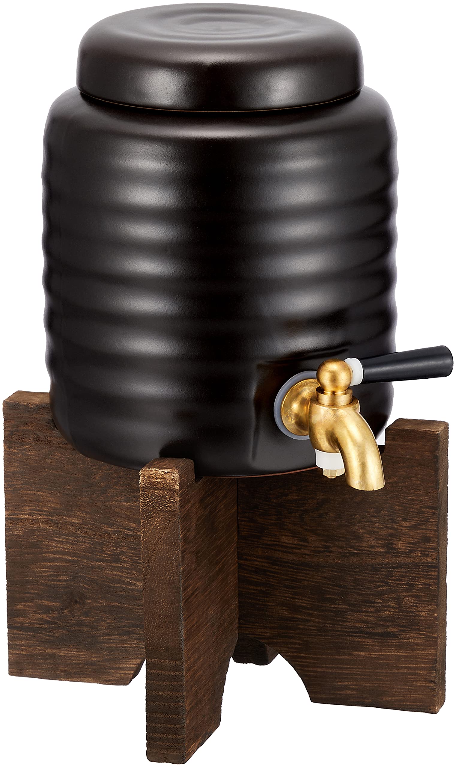 Pearl Metal Waraku Shochu Server Small 1L Black Japan - 150X180X240Mm L-795 - YOYO JAPAN