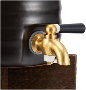 Pearl Metal Waraku Shochu Server Small 1L Black Japan - 150X180X240Mm L-795 - YOYO JAPAN