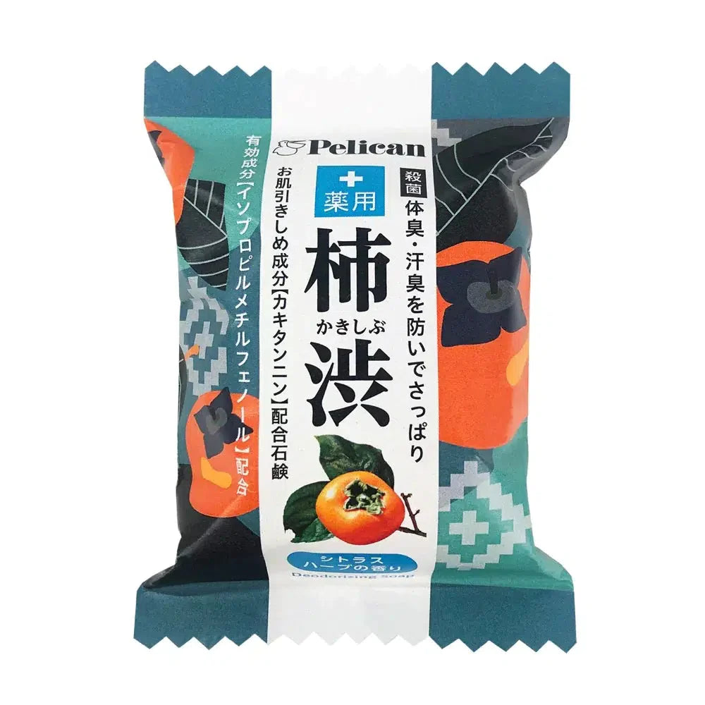 Pelican Persimmon Tannin Body Soap 80g - YOYO JAPAN