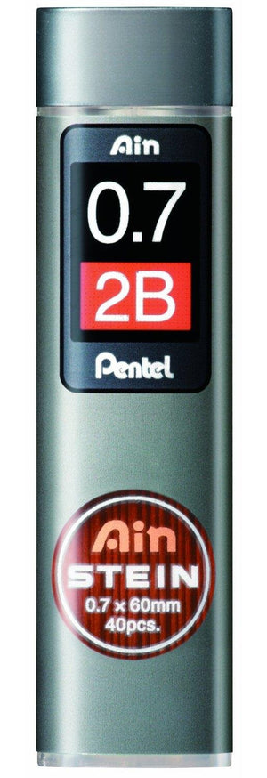 Pentel Ain Refill Leads 0.7mm 2B - New Packaging - YOYO JAPAN