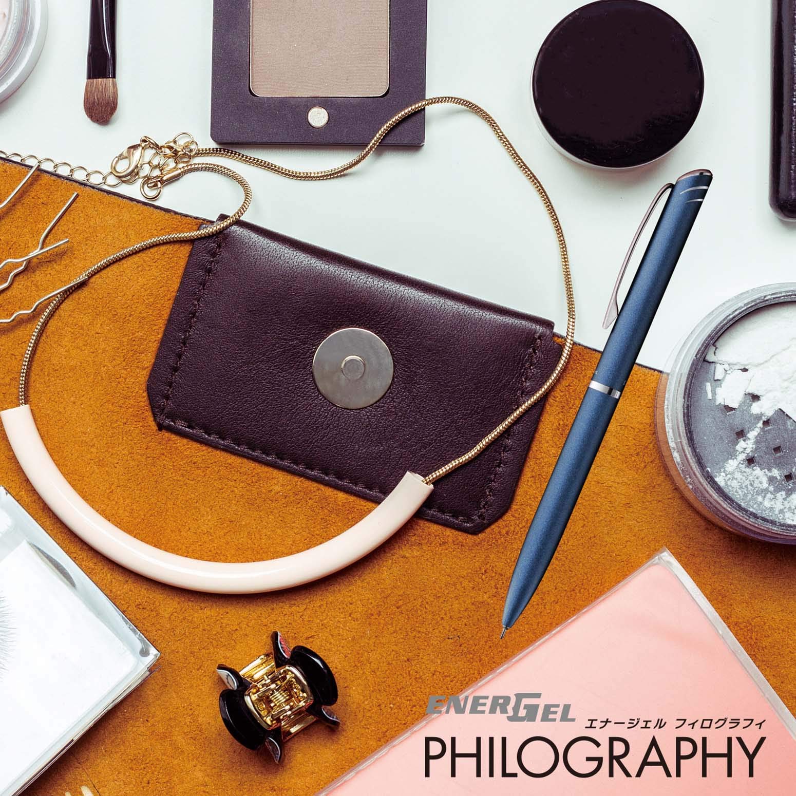 Pentel Energel Philography Bln2005C 05 Dark Blue Axis Ballpoint Pen - Made In Japan - YOYO JAPAN