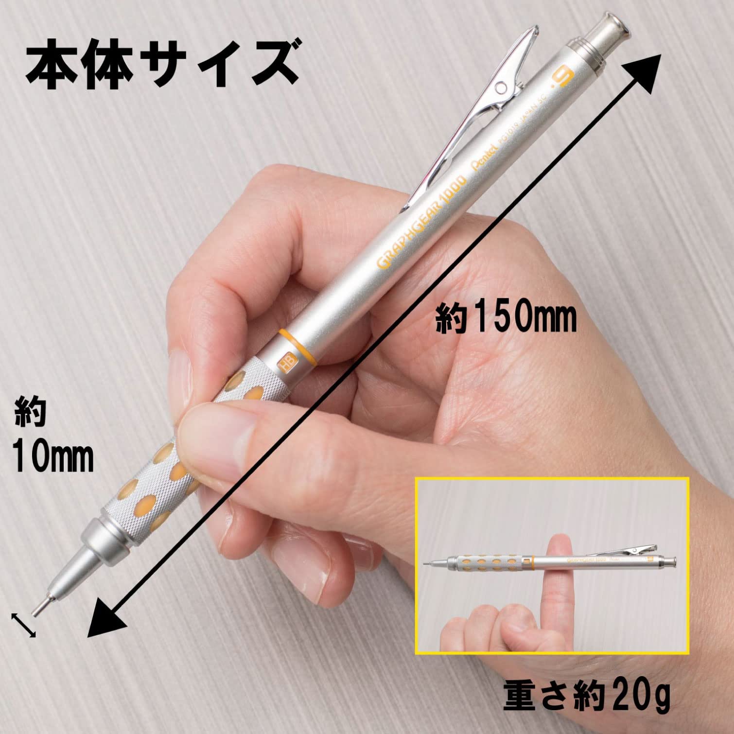 Pentel Graph Gear 1000 0.9Mm Mechanical Pencil From Japan - Pg1019 - YOYO JAPAN