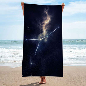 Pghawxz Beach Towel Japan - Microfiber Black Starry Sky 3D Swim Towel Quick Dry Sandproof Absorbent - YOYO JAPAN
