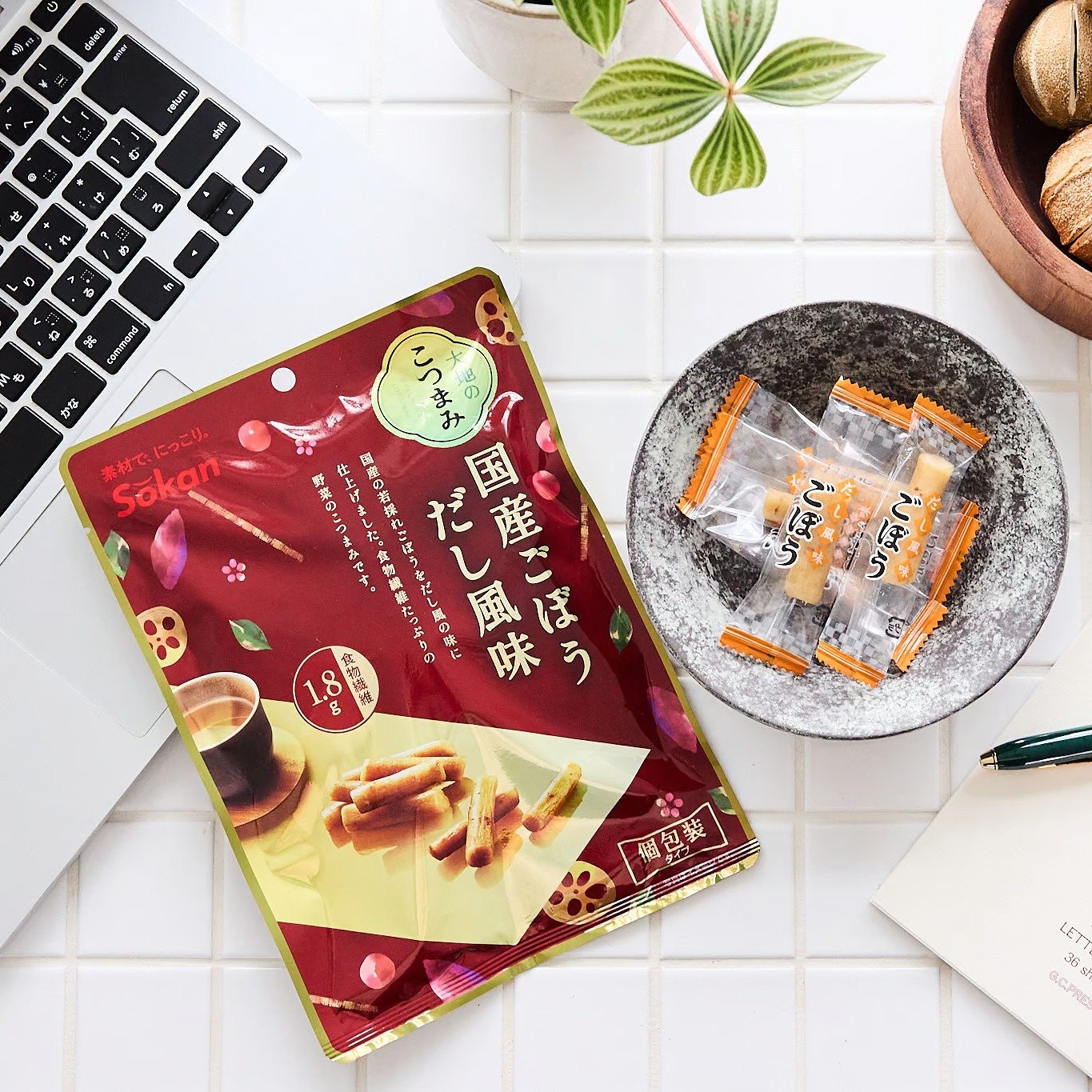 Pickled Gobo Snack Dashi Stock Flavored Burdock Root 55g (Pack of 3) - YOYO JAPAN