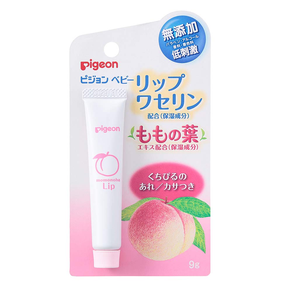 Pigeon Baby Lip Vaseline With Peach Leaf Extract (Moisturizing) 9G - Japan - YOYO JAPAN