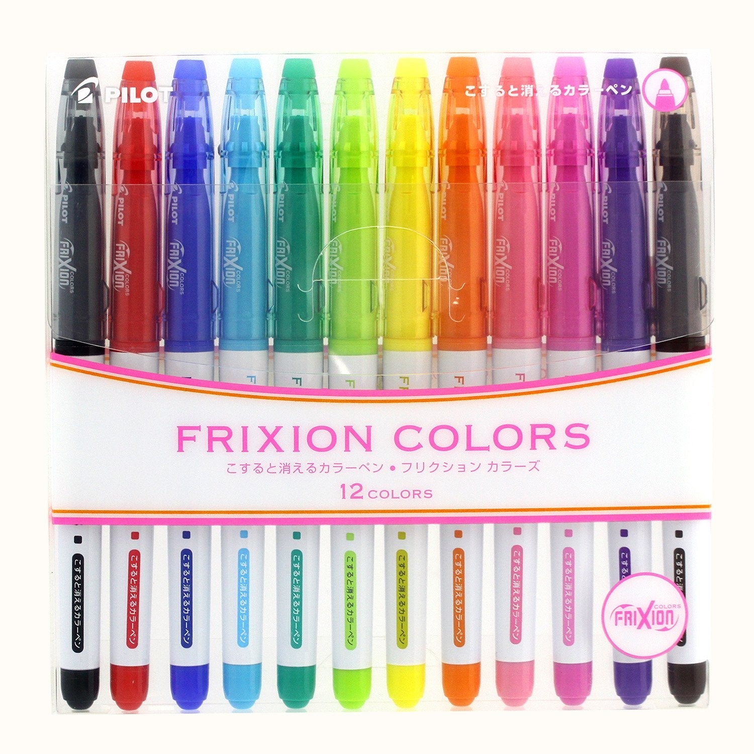 Pilot Frixion Erasable Color Sign Pens 12 Colors Made In Japan Sfc-120M-12C - YOYO JAPAN