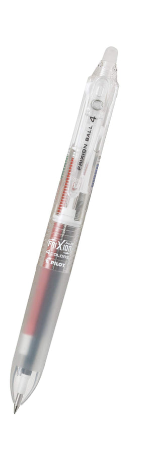 Pilot Frixion Ball 4 Erasable Multicolor Ballpoint Pen Japan - Transparent Body - YOYO JAPAN