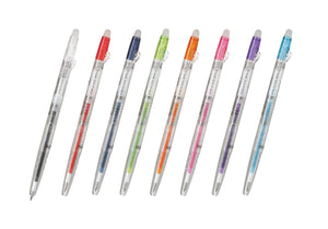 Pilot Frixion Ball 4 Erasable Multicolor Ballpoint Pen Japan - Transparent Body - YOYO JAPAN