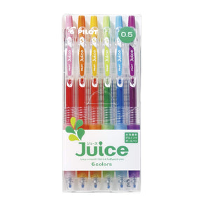 Pilot Gel Pen Juice 6 Color Set 0.5mm - Perfect for Smooth Writing - YOYO JAPAN