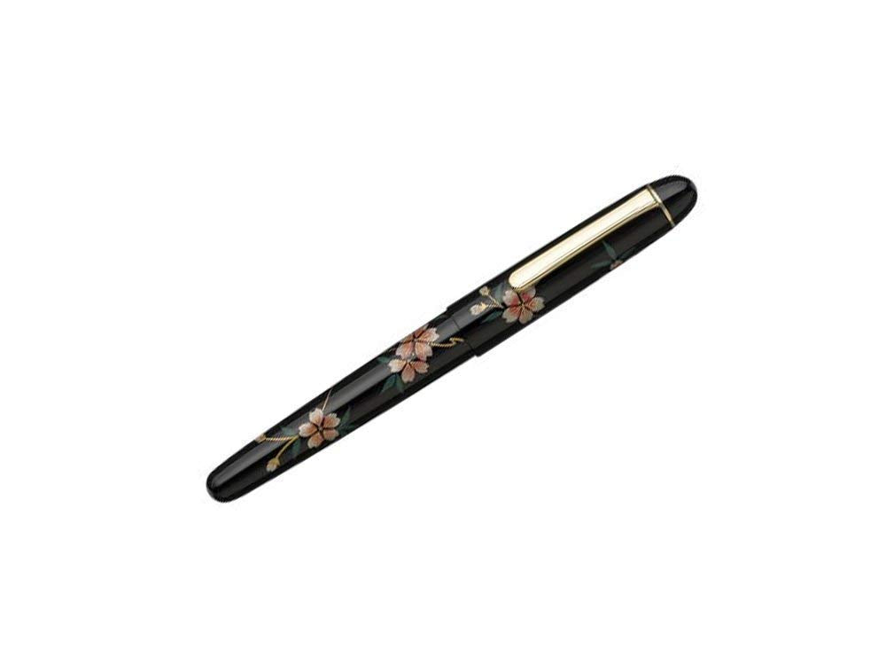 Platinum Fountain Pen #3776 Kagahira Maki-E Sakura Fine Point Japan (With Converter) - YOYO JAPAN