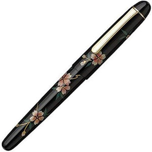 Platinum Fountain Pen #3776 Kagahira Maki-E Sakura Fine Point Japan (With Converter) - YOYO JAPAN