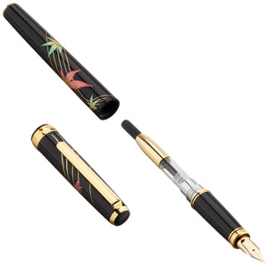 Platinum Fountain Pen Biko Modern Maki-E Japan Autumn Leaves Fine Point Ptl-20000H#46-2 - YOYO JAPAN