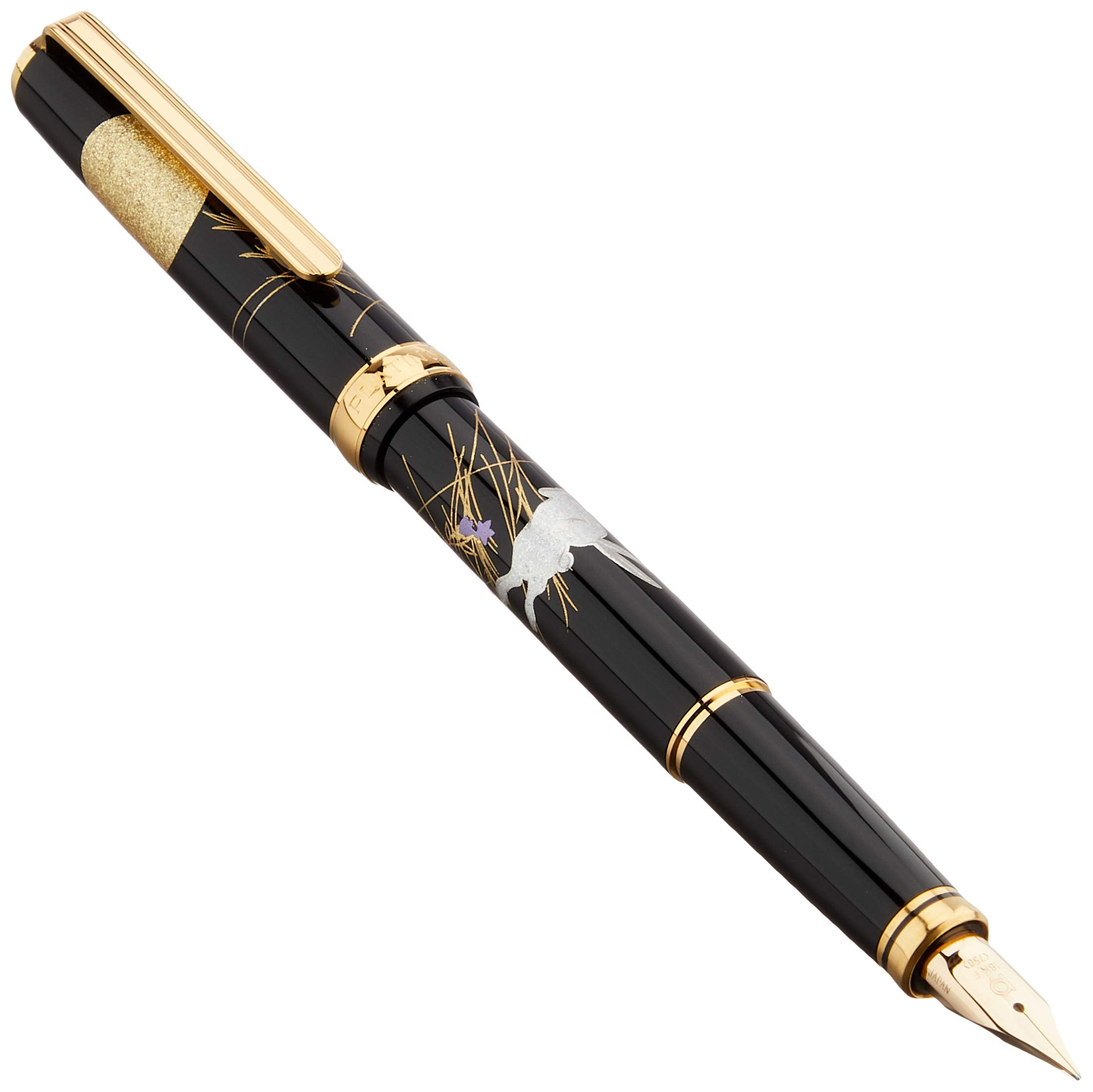 Platinum Fountain Pen Biko Modern Makie Moon & Rabbit Japan Fine Point Ptl-20000H#87-2 - YOYO JAPAN