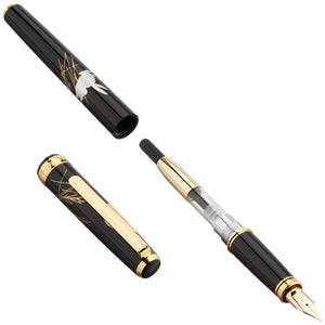 Platinum Fountain Pen Biko Modern Makie Moon & Rabbit Japan Fine Point Ptl-20000H#87-2 - YOYO JAPAN