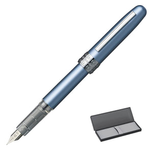 Platinum Fountain Pen Plaisir Fine Point Frosty Blue Pgb-1000B#57-2 Made In Japan - YOYO JAPAN
