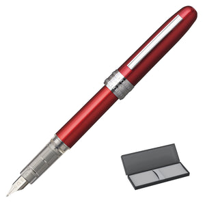 Platinum Fountain Pen Plaisir Fine Point Red Pgb-1000#70-2 Japan - YOYO JAPAN