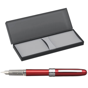 Platinum Fountain Pen Plaisir Fine Point Red Pgb-1000#70-2 Japan - YOYO JAPAN