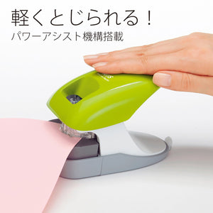 Plus Stapler Japan - Stapleless Desktop Stapler Clinch 12 Sheets Green 31-211 - YOYO JAPAN