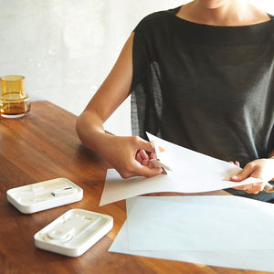 Plus Japan Stationery Kit Team Demi Shiro Td-001 30-210 - YOYO JAPAN