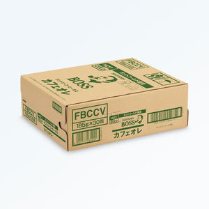 Boss Café Au Lait Coffee With Milk Canned Coffee 185g (Box of 30 Cans) - YOYO JAPAN