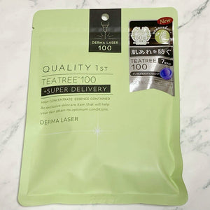 Quality 1st Derma Laser Super Tea Tree 100 Soothing Sheet Masks 7 ct. - YOYO JAPAN