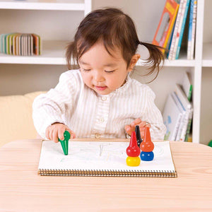 Rangs Japan Baby Color Crayons 6 Colors - YOYO JAPAN