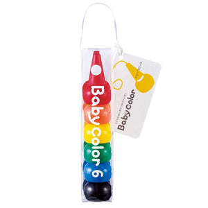 Rangs Japan Baby Color Crayons 6 Colors - YOYO JAPAN