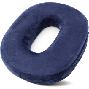Lelante Conical Cushion Donut Cushion Postpartum Hemorrhoids High Resilience Navy - Recommended By Active Midwives (Japan) - YOYO JAPAN