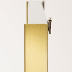 Refex Japan Unbreakable Mirror Frame 35X125Cm Glitter Gold Rmv-1-Gl Ultra-Lightweight Easy Install - YOYO JAPAN