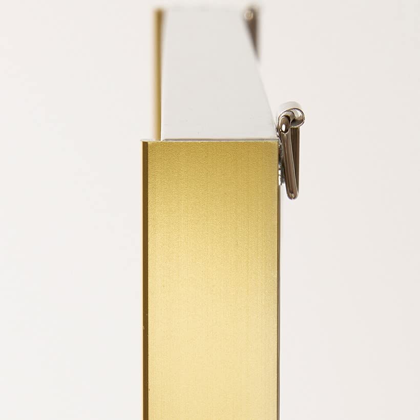 Refex Japan Unbreakable Mirror Frame 35X125Cm Glitter Gold Rmv-1-Gl Ultra-Lightweight Easy Install - YOYO JAPAN