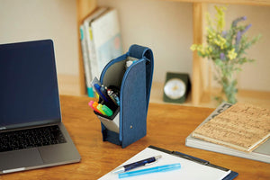 Reimei Fujii Fy379K Pen Case Pencil Case Cool Navy Japan - YOYO JAPAN