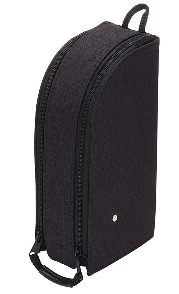 Reimei Fujii Pen & Pencil Case - Cool Black - Made In Japan (Fy379B) - YOYO JAPAN