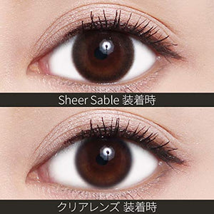 Revia 1Month Color Sheer Sable (-3.00) Japan - YOYO JAPAN