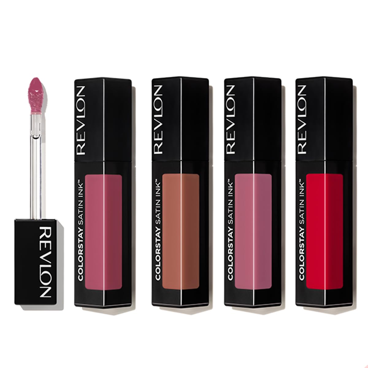 Revlon ColorStay Satin Ink Wild Ride 002 Nude Brown Lipstick 5ml - YOYO JAPAN